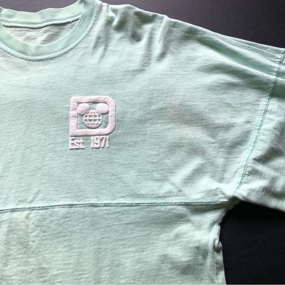 Disney World Spirit Jersey Mint Green Size XS - Picture 10 of 13